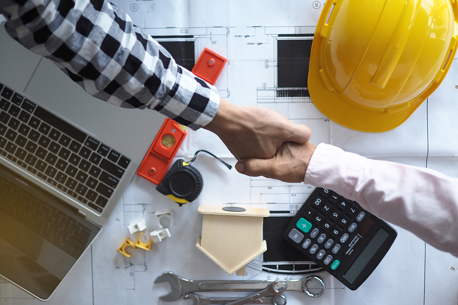Agreement between contractor and homeowner over renovation job. 
